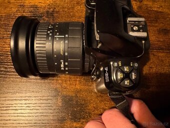 Nikon F-601 + Sigma 28–200mm D,blesky,brašna,spoušť - 2