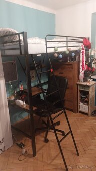 Patrová postel s psacím stolem - 2