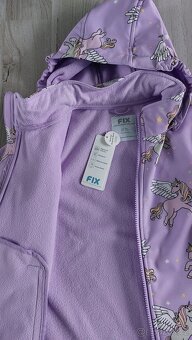 FIX softshellová bunda jednorožci vel. 104 - 2