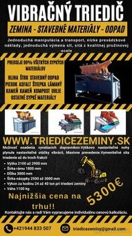 Třídička zeminy - nová s dopravou zdarma - 2
