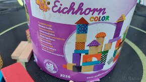 Dřevěné kostky se vkládacím víkem - Eichhorn - 2