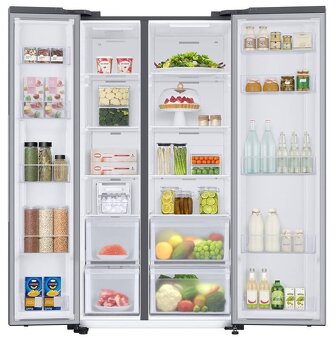 Americká lednice Samsung RS66A8100SL/EF stříbrná - 2