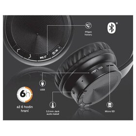 ALIGATOR AH02 černá (FM Rádio, Bluetooth, SD karta) - 2