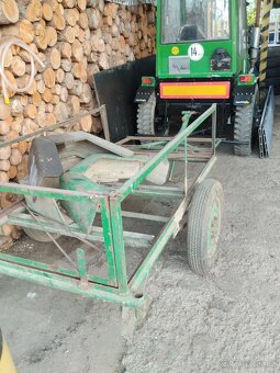 Traktor domací výroby motor škoda 1202 - 2