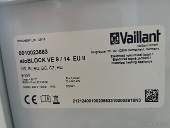 nový elektrokotel Viallant - 2