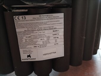Krbová kamna Hs Flamingo Medie 12kw - 2