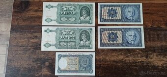 Bankovky a státovky ČSR, Slovenský Štát, Německo. - 2