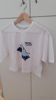 Bílé tričko/crop top Only - 2
