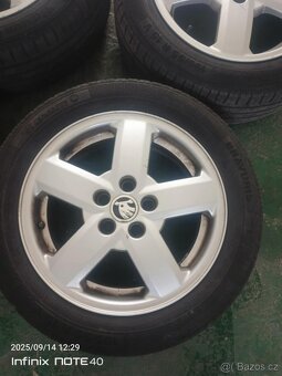 ALU 5x100 R15 letní pneu - 2