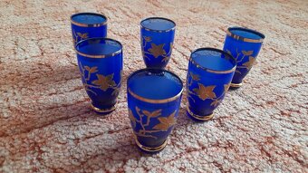 sada 6 sklenic - štamprle - 2