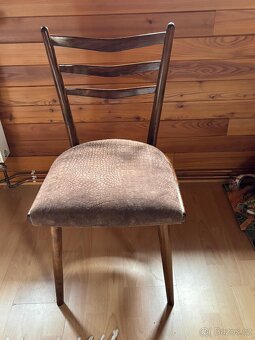 Retro židle 60.léta, 4 ks, zrestaurované - 2