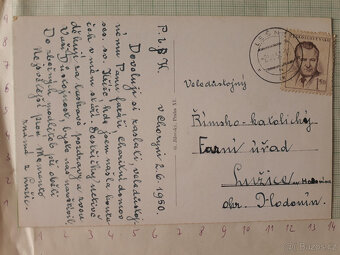 Choryně - klášter a kaplička sv. Kříže, 2 pohlednice - 2