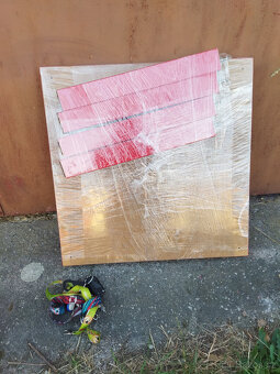 Dětský stoleček červený 2 x - 2