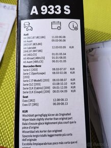 Audi A6 Stěrače Bosch aerotwin 550mm sada - 2