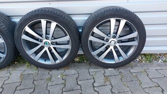 Alu kola 5x112 r17 originál Škoda Octavia II - 2