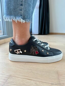 ČERNÉ TENISKY KARL LAGERFELD - 2