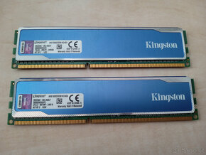 2X 2GB DDR3 1600MHz RAM Kingston HyperX Blu (Celkem 4GB RAM) - 2