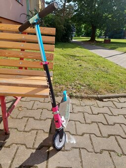 Koloběžka Meteor Sunny X, 120 mm, růžovo-modrá - 2