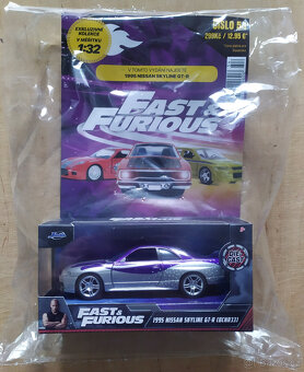 Fast & Furious modely Jada 1:32 Chevrolet a Nissan - 2