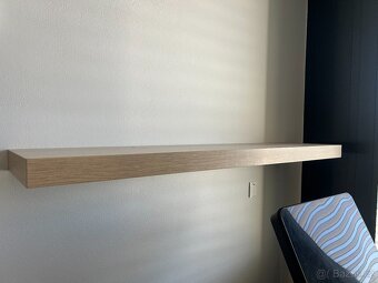 Nástěnná police IKEA LACK 2x – bělený dub - 2