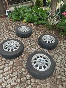 ALU kola + pneu 195/65 R15 5×120 z BMW E46 - 2