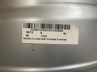 Alu kola 16" - 2