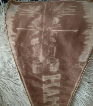 HISTOR. SAMETOVÁ VLAJKA TO HAMR 1928-1932. RARITA. - 2