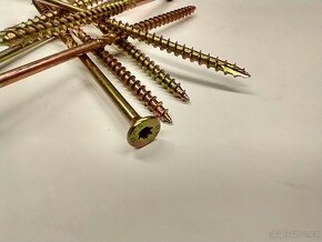Tesařské stavební vruty 5x120 T25 zápustná hlava - 100 ks - 2