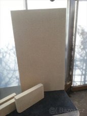 Ohnivzdorné desky do topeniště kamen-krbů.Náhrada šamotu. - 2