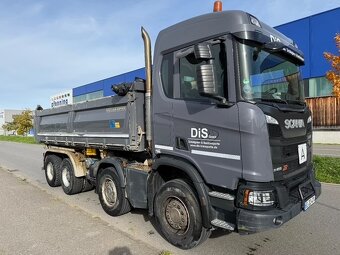 SCANIA R 450 XT 8x4 MEILLER třístranný sklápěč - 2