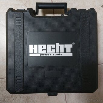 Aku příklepová vrtačka HECHT 1278,bity,2 baterie,nepoužívaná - 2