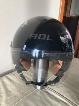 Přilba helma moto na skůtr - 2