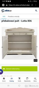 Přebalovací komoda Lotta masiv - 2