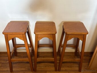 Barové židle z masivu - 2