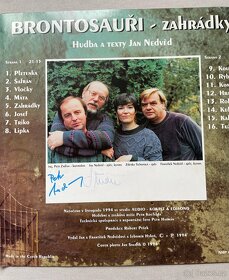 Brontosauři  LP s podpisem - 2