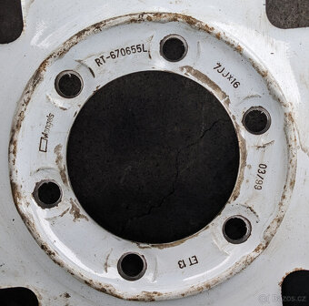 Plechové disky Mangels R16 s pneu - pro terénní automobily - 2