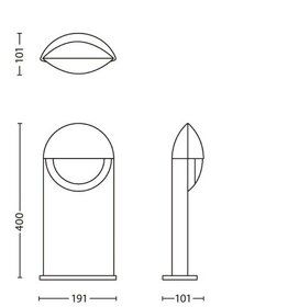 Led venkovní sloupek Phillips - 2