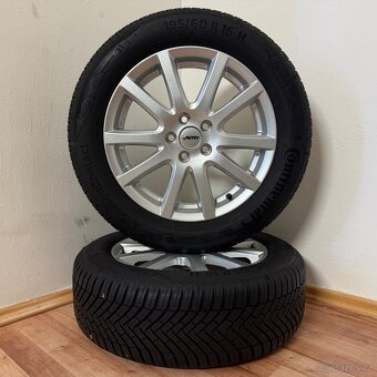 VW / ŠKODA 5x100 R16 ET45+CELOROČNÍ 195/60R16 7,5m - 2