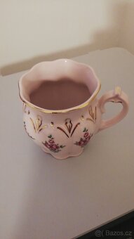 Hrnečky bucláky růžový porcelán- sada - 2