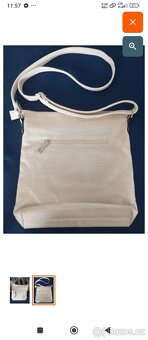 Krásná lněná Crossbody kabelka - 2