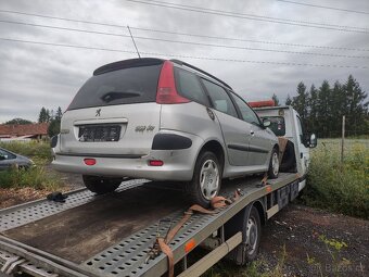 ND i celé - Peugeot 206 SW 1.4i 55 kW stříbrná - 2