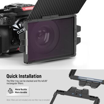 NEEWER Mini Matte Box, slunecní clona pro filmaře, nový - 2