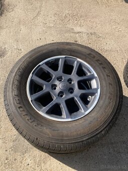 4x ALU R18x7,5 rozteč 5x127 JEEP nové zimní pneu - 2
