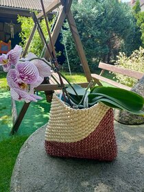 Přírodní ručně tvořené kapsy na kytky,bylinky - 2