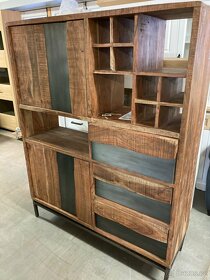 Komoda z masívu-Wolf -Nová - 2