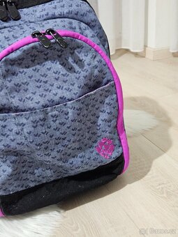 Studentský batoh dívčí bagmasters digital blue pin - 2