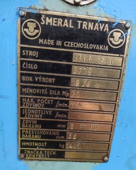 Excentrický lis LENR 25 A - 2