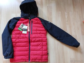 Nová chlapecká červená zimní lyžařská bunda Brunotti,146-152 - 2