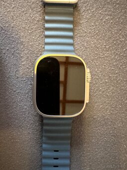 Apple Watch Ultra 2 49mm titanové pouzdro s modrým oceánským - 2