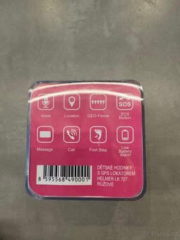 Chytré hodinky Helmer LK 708, růžové - 2